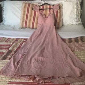 Beautiful dusky rose BHLDN dress (size S)